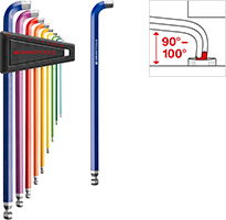 HEX KEY L-WRENCHES_RAINBOW_90°–100°
